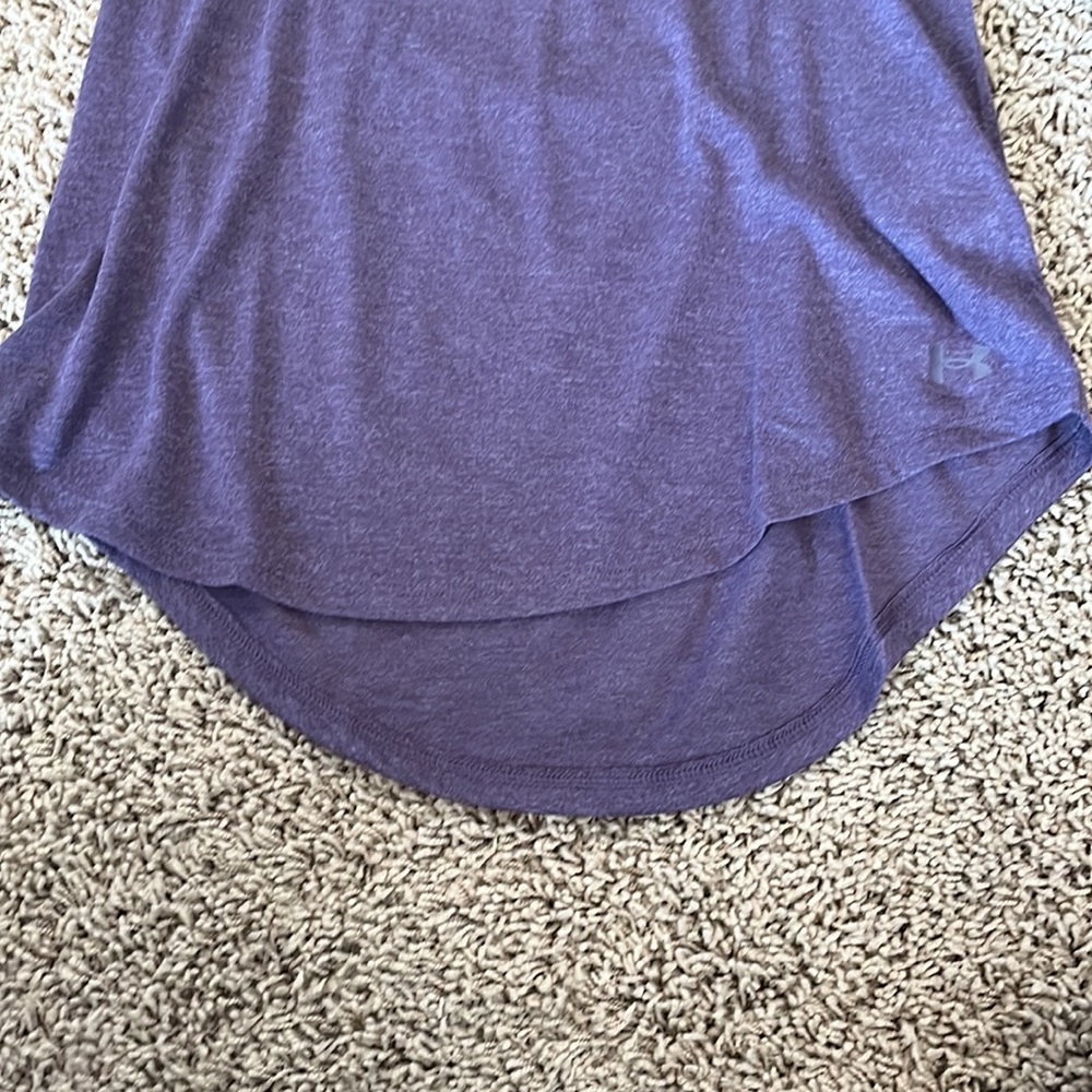 Under Armour Purple Open Back Shirt - Picture 4 of 5